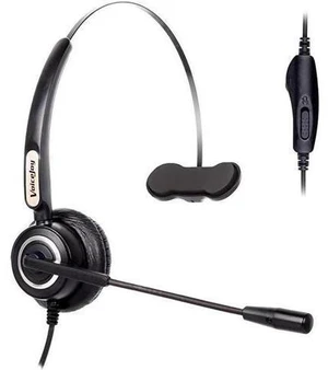 Telephone RJ9 Headset Monaural with Noise Canceling Microphone for Call Center T Telephone RJ9 Headset Monaural with Noise Canceling Microphone for Call Center T