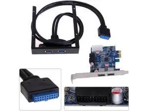 Aomoproing USB 3.0 Front Panel 2 Port USB 3.0 PCI Express Card+3.5 Motherboard F Aomoproing USB 3.0 Front Panel 2 Port USB 3.0 PCI Express Card+3.5 Motherboard F