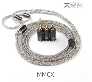 QKZ Q1 MAX headphones upgrade cable - 16 strands, 352 cores, silver-plated wire, QKZ Q1 MAX headphones upgrade cable - 16 strands, 352 cores, silver-plated wire,