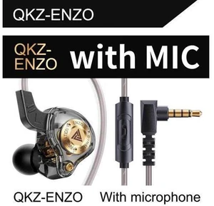 QKZ ENZ0 Enzo ln-Ear Dynamic Driver Headphones Hifi Sound Bass Line Control Wire QKZ ENZ0 Enzo ln-Ear Dynamic Driver Headphones Hifi Sound Bass Line Control Wire