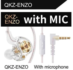 QKZ ENZ0 Enzo ln-Ear Dynamic Driver Headphones Hifi Sound Bass Line Control Wire QKZ ENZ0 Enzo ln-Ear Dynamic Driver Headphones Hifi Sound Bass Line Control Wire