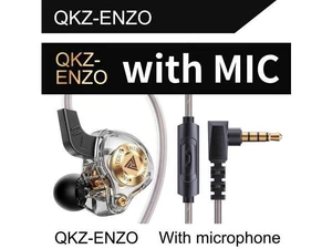 QKZ ENZ0 Enzo ln-Ear Dynamic Driver Headphones Hifi Sound Bass Line Control Wire QKZ ENZ0 Enzo ln-Ear Dynamic Driver Headphones Hifi Sound Bass Line Control Wire