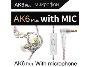 Aomoproing QKZ AK6 PLUS In-ear Dynamic Transducer Headphones with HiFi SoundDeep Aomoproing QKZ AK6 PLUS In-ear Dynamic Transducer Headphones with HiFi SoundDeep