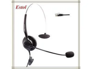 Aomoproing Mono monaural single ear headset rj9 plug headset foam ear pad call c Aomoproing Mono monaural single ear headset rj9 plug headset foam ear pad call c