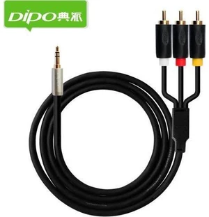 Goldplated audio jack for premium 3.5 mm to 3 RCA Male Plug Adapter white yellow Goldplated audio jack for premium 3.5 mm to 3 RCA Male Plug Adapter white yellow