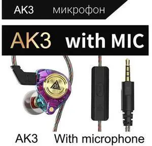 QKZ AK3 FiLe Bluetooth headphones, in-ear stereo wired headphones, wired headpho QKZ AK3 FiLe Bluetooth headphones, in-ear stereo wired headphones, wired headpho