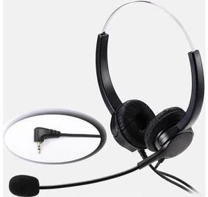 Aomoproing 2.5mm plug Lightweight Headphone with MIC microphone call center head Aomoproing 2.5mm plug Lightweight Headphone with MIC microphone call center head