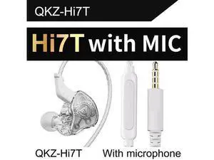 QKZ Hi7T Mobile Headphones -Fitness Running Hi-Fi Wired BassHeadBest-selling Dyn QKZ Hi7T Mobile Headphones -Fitness Running Hi-Fi Wired BassHeadBest-selling Dyn
