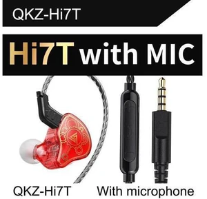 QKZ Hi7T Mobile Headphones -Fitness Running Hi-Fi Wired BassHeadBest-selling Dyn QKZ Hi7T Mobile Headphones -Fitness Running Hi-Fi Wired BassHeadBest-selling Dyn