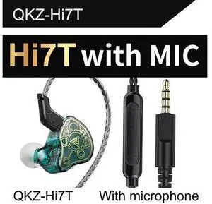 QKZ Hi7T Mobile Headphones -Fitness Running Hi-Fi Wired BassHeadBest-selling Dyn QKZ Hi7T Mobile Headphones -Fitness Running Hi-Fi Wired BassHeadBest-selling Dyn
