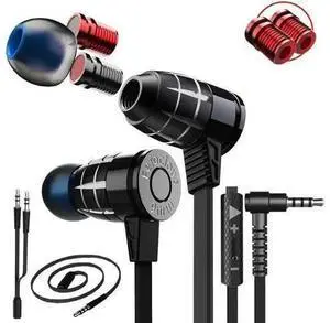 Hammerhead G25 Gaming Earphones With Mic In Ear Noise Isolation Headsets Variabl Hammerhead G25 Gaming Earphones With Mic In Ear Noise Isolation Headsets Variabl