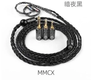 QKZ Q1 MAX headphones upgrade cable - 16 strands, 352 cores, silver-plated wire, QKZ Q1 MAX headphones upgrade cable - 16 strands, 352 cores, silver-plated wire,