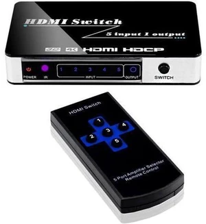 3D 4K HDMI Switch 5x1 Switcher Converter Adapter IR Remote for MI Box3 PS3 PS4 P 3D 4K HDMI Switch 5x1 Switcher Converter Adapter IR Remote for MI Box3 PS3 PS4 P