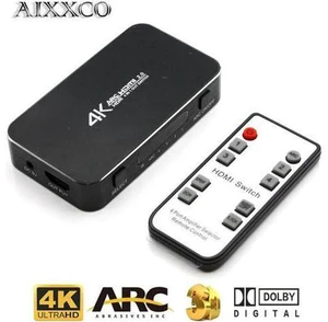 UHD HDMI Switch 2.0 4K HDR 4x1 Adapter Switcher with Audio Extractor 3.5 jack op UHD HDMI Switch 2.0 4K HDR 4x1 Adapter Switcher with Audio Extractor 3.5 jack op