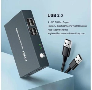 2 Computers 4K Kvm Hdmi Switches and Usb 2.0 Switcher 2 in 1 out Switches Displa 2 Computers 4K Kvm Hdmi Switches and Usb 2.0 Switcher 2 in 1 out Switches Displa