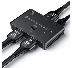 HDMI-compatible 2.1 Switch Ultra HD 8K@60Hz 4K@120Hz 48Gbps HDR Bi-Directional S HDMI-compatible 2.1 Switch Ultra HD 8K@60Hz 4K@120Hz 48Gbps HDR Bi-Directional S