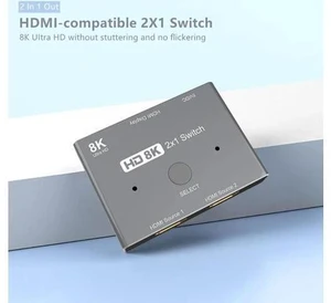8K HDMI-compatible 2.1 Directional Switch Ultra High Speed 48Gbps HD 8K@60Hz 4K@ 8K HDMI-compatible 2.1 Directional Switch Ultra High Speed 48Gbps HD 8K@60Hz 4K@