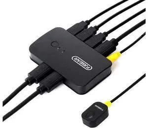 2 Ports KVM Switch HDMI-compatible 2 Input 1Output Two Computer Device Share Dis 2 Ports KVM Switch HDMI-compatible 2 Input 1Output Two Computer Device Share Dis