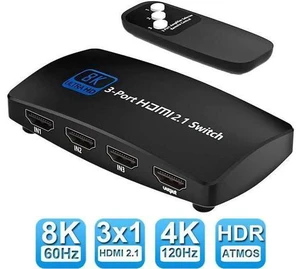 Video Control Module HDMI2.1 3X1 Switch 4K 120Hz 4 in 3 out 8K 60Hz Splitter wit Video Control Module HDMI2.1 3X1 Switch 4K 120Hz 4 in 3 out 8K 60Hz Splitter wit