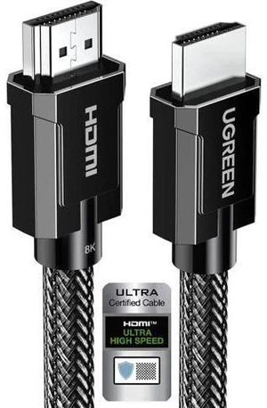 UGREEN 8K HDMI 2.1 Cable Certified 16FT, 10K Ultra High Speed HDMI Cord 4K 240Hz UGREEN 8K HDMI 2.1 Cable Certified 16FT, 10K Ultra High Speed HDMI Cord 4K 240Hz