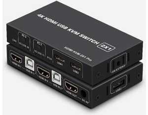 2 Ports HDMI KVM Switch USB HDMI KVM Switcher 4Kx2K@30Hz HDMI 1.4 for 2 Computer 2 Ports HDMI KVM Switch USB HDMI KVM Switcher 4Kx2K@30Hz HDMI 1.4 for 2 Computer