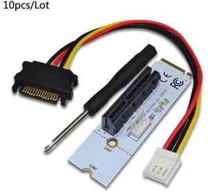 to PCI-E 4X Riser Card M2 Key M to PCIe X4 Adapter with LED Voltage indicator NG to PCI-E 4X Riser Card M2 Key M to PCIe X4 Adapter with LED Voltage indicator NG
