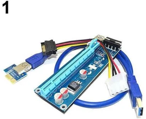 PCI-E to PCI Express 1x to 16x Extender Riser video external graphics Card Adapt PCI-E to PCI Express 1x to 16x Extender Riser video external graphics Card Adapt