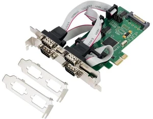 PCI express 4 port Serial card Industrial Multi RS-232 DB9 COM port adapter for PCI express 4 port Serial card Industrial Multi RS-232 DB9 COM port adapter for