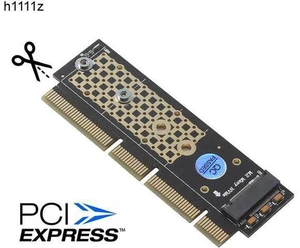 PCI-E NGFF M.2 NVMe SSD to PCI-E 3.0 16x M Key Port Adapter HDD Extender Expansi PCI-E NGFF M.2 NVMe SSD to PCI-E 3.0 16x M Key Port Adapter HDD Extender Expansi