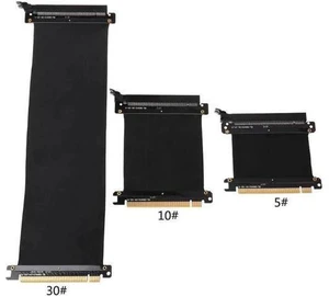 Express 16x Flexible Cable Riser Card Extension Port Adapter Graphics Video Card Express 16x Flexible Cable Riser Card Extension Port Adapter Graphics Video Card