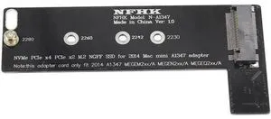 NVMe M2 SSD Converter Card to for Apply Mac Mini 2014 A1347 MEGEN2 MEGEQ2 Adapte NVMe M2 SSD Converter Card to for Apply Mac Mini 2014 A1347 MEGEN2 MEGEQ2 Adapte