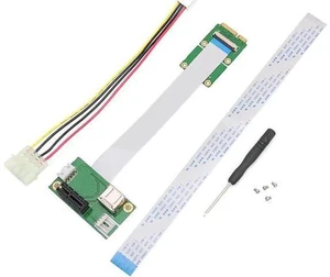 PCI-E to PCI-E Express 1X Extension Cord Adapter Card with USB Riser Card Drop S PCI-E to PCI-E Express 1X Extension Cord Adapter Card with USB Riser Card Drop S