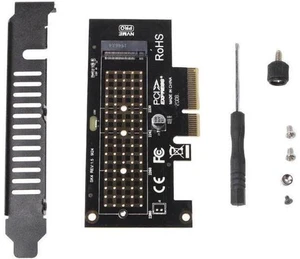 NVMe SSD NGFF to PCIE X4 Adapter M Key Interface Expansion Card Support PCI Expr NVMe SSD NGFF to PCIE X4 Adapter M Key Interface Expansion Card Support PCI Expr