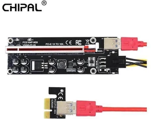 VER009S Plus PCI-E Riser Card 6Pin Power PCI Express 1X to 16X Reinforce Card 60 VER009S Plus PCI-E Riser Card 6Pin Power PCI Express 1X to 16X Reinforce Card 60