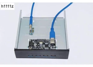 1x to 4 Ports USB 3.0 Card 5.25" Floppy Bay Front Panel USB3.0 Hub Splitter Inte 1x to 4 Ports USB 3.0 Card 5.25" Floppy Bay Front Panel USB3.0 Hub Splitter Inte