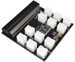 12X6Pin Power Supply Breakout Board Adapter Converter 12V for Ethereum BTC Antmi 12X6Pin Power Supply Breakout Board Adapter Converter 12V for Ethereum BTC Antmi