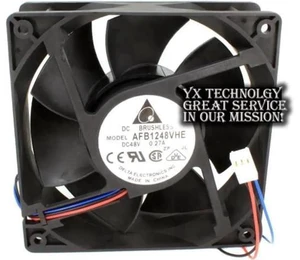 AFB1248VHE 12038 12cm 120mm 48V 0.27A 3 wire dual ball bearing cooling fan for D AFB1248VHE 12038 12cm 120mm 48V 0.27A 3 wire dual ball bearing cooling fan for D