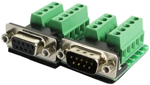 DB9 Breakout Connector RS232 Serial 9 Pin Connector Db9 Terminal (Male x 1, Fema DB9 Breakout Connector RS232 Serial 9 Pin Connector Db9 Terminal (Male x 1, Fema