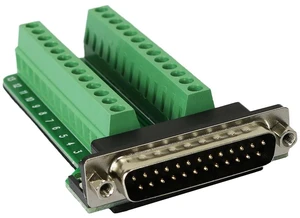 Twinklebay Connector Db25 D-sub Male Plug 25-pin Port Terminal Breakout PCB Boar Twinklebay Connector Db25 D-sub Male Plug 25-pin Port Terminal Breakout PCB Boar