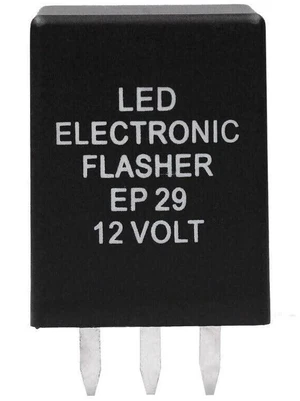 LED Electronic Flasher Relay 12 Volt 4Pin Turn Signal Bulbs Hyper Flash EP29 LED Electronic Flasher Relay 12 Volt 4Pin Turn Signal Bulbs Hyper Flash EP29