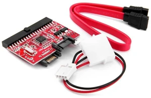 IDE to SATA Converter, SATA to IDE Adapter Converter Chip Cable Connector 2 in 1 IDE to SATA Converter, SATA to IDE Adapter Converter Chip Cable Connector 2 in 1