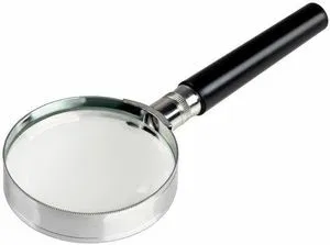 Handheld Magnifier Reading Magnifier 5X Magnification Ø 75 mm Shatterproof Lens Handheld Magnifier Reading Magnifier 5X Magnification Ø 75 mm Shatterproof Lens