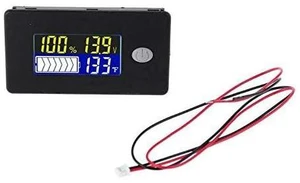 Universal Digital Voltmeter Battery Capacity Display Temperature Meter LCD 12V T Universal Digital Voltmeter Battery Capacity Display Temperature Meter LCD 12V T