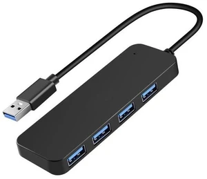 USB 3.0 Hub, 4-Port USB Hub USB Splitter USB Expander for Laptop, Xbox, Flash Dr USB 3.0 Hub, 4-Port USB Hub USB Splitter USB Expander for Laptop, Xbox, Flash Dr