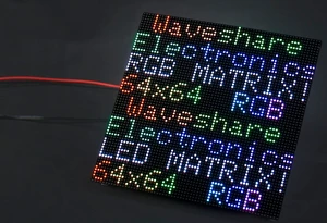 Flexible RGB Full-Color LED Matrix Panel 64x64, 4096 RGB LEDs, 3mm Pitch, Adjust Flexible RGB Full-Color LED Matrix Panel 64x64, 4096 RGB LEDs, 3mm Pitch, Adjust