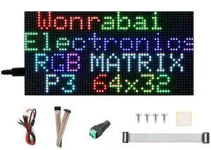 64x32 2048 RGB Full Color LED Matrix Panel,3mm Pitch, Display Text/Colorful Imag 64x32 2048 RGB Full Color LED Matrix Panel,3mm Pitch, Display Text/Colorful Imag