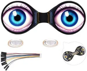 0.71inch Double Eye Round LCD Display Module, 160×160 Resolution, 65K Colors, IP 0.71inch Double Eye Round LCD Display Module, 160×160 Resolution, 65K Colors, IP