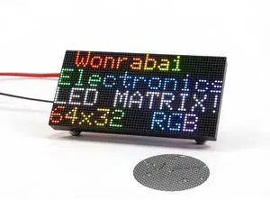 64x32 2048 RGB Full Color LED Matrix Panel, 2.5mm Pitch, Display Text/Colorful I 64x32 2048 RGB Full Color LED Matrix Panel, 2.5mm Pitch, Display Text/Colorful I
