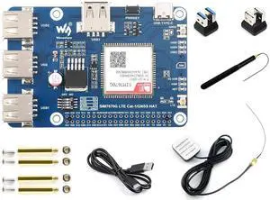 SIM7670G LTE Cat-1/GNSS HAT Board for Raspberry Pi 5/ 4B/ 3B+/3B/ Zero W/Zero 2W SIM7670G LTE Cat-1/GNSS HAT Board for Raspberry Pi 5/ 4B/ 3B+/3B/ Zero W/Zero 2W