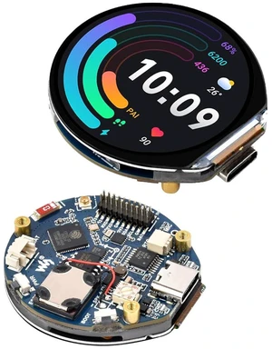ESP32-S3 1.46inch Round Touch Display Development Board, 412x412 IPS LCD, Onboar ESP32-S3 1.46inch Round Touch Display Development Board, 412x412 IPS LCD, Onboar